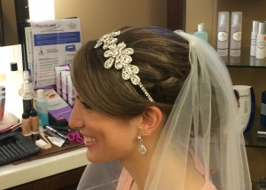 Bride with Tiara, Hair Dresser, Albany, NY - Complexions Spa for Beauty and Wellness