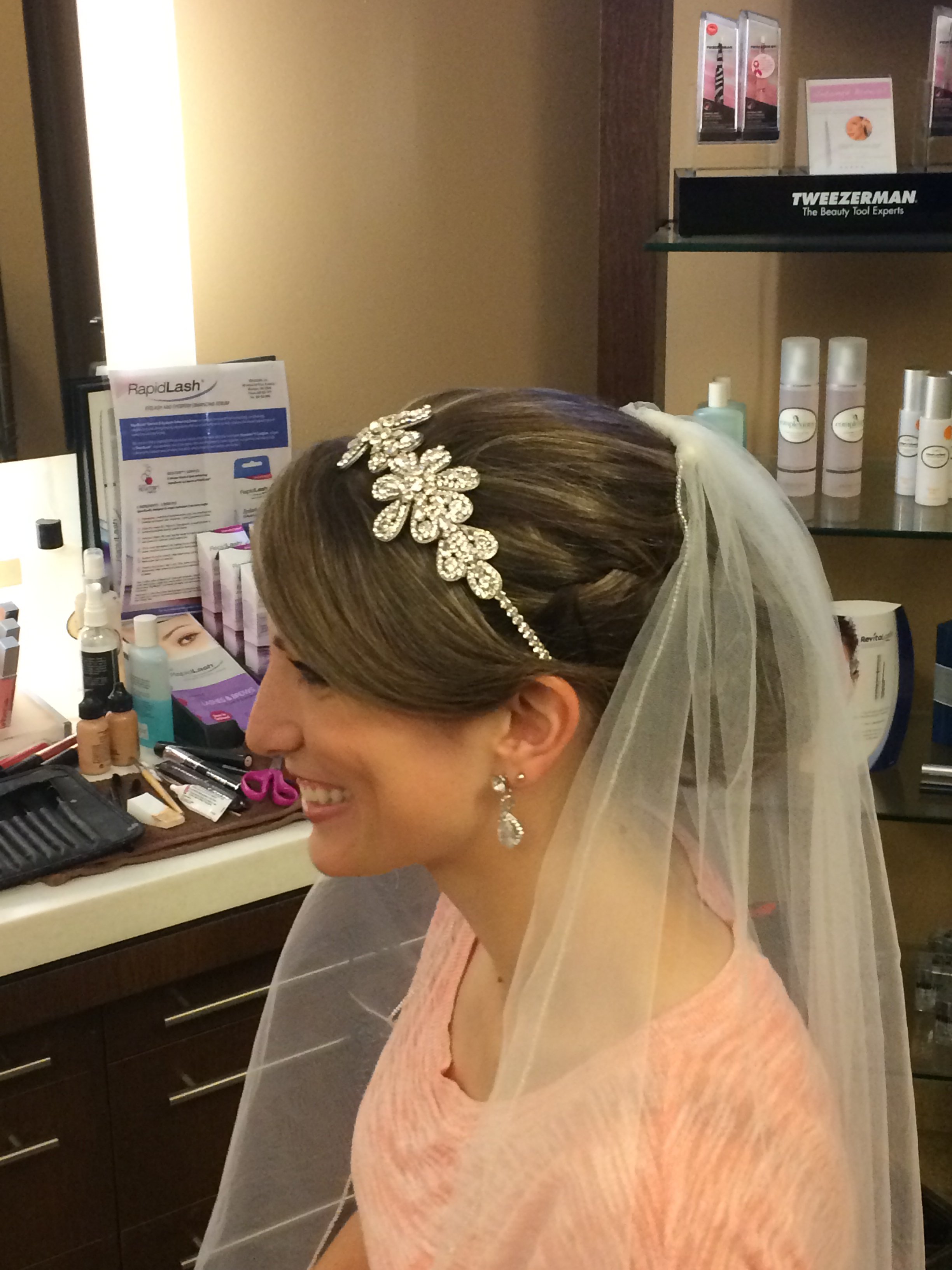 Bride with Tiara, Hair Dresser, Albany, NY - Complexions Spa for Beauty and Wellness