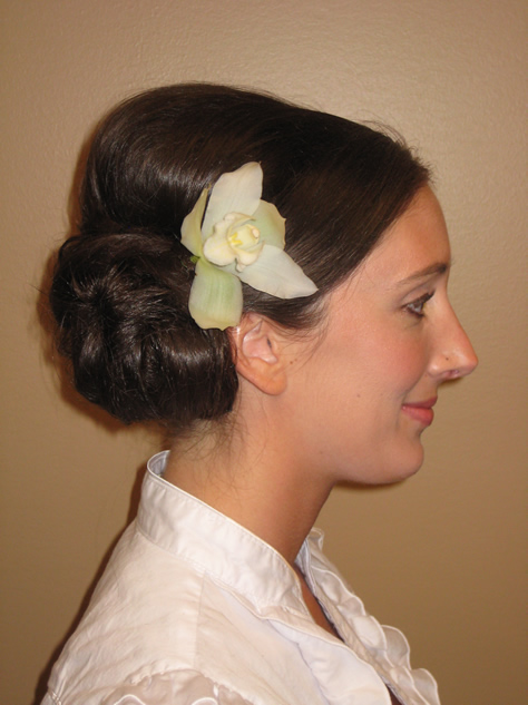 Flower Bun Picture, Hair Salon, Albany, NY - Complexions Spa for Beauty and Wellness