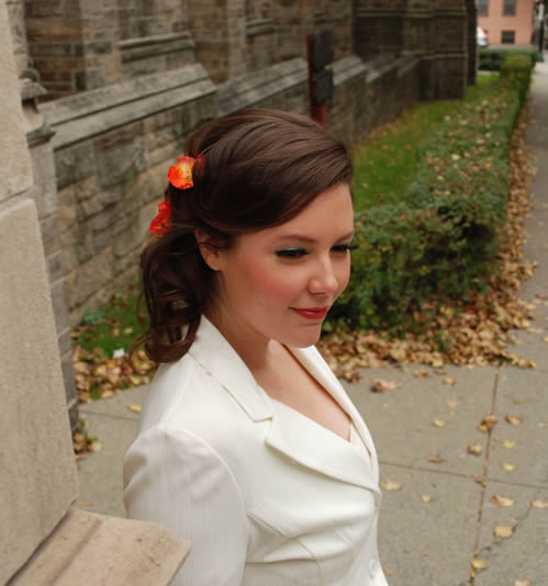 Fall Bride Photo, Hair Salon, Saratoga Springs, NY - Complexions Spa for Beauty and Wellness