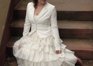 Bride, Staircase Photo, Hair Stylist Albany, NY - Complexions Spa for Beauty and Wellness