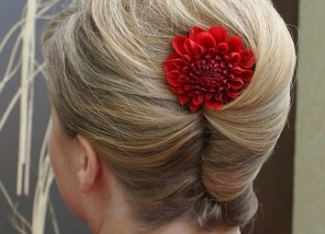 Flower French Twist Image, Hair Salon, Saratoga Springs, NY - Complexions Spa for Beauty and Wellness
