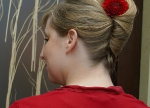 Red Rose Hair Piece Image, Hair Salon, Albany, NY - Complexions Spa for Beauty and Wellness